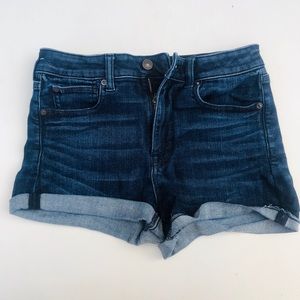 American Eagle Super Hi-Rise Shortie Shorts
